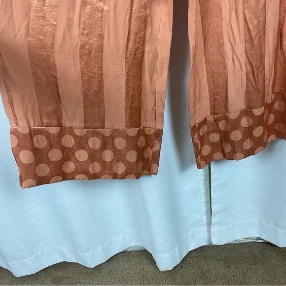 Victoria’s Secret Orange Rust Wide Leg Satin Lounge Pants Sz.S NWT - Picture 6 of 15